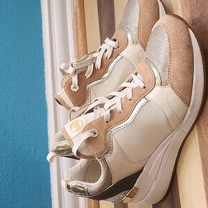 Michael kors Crista suede and canva snekers